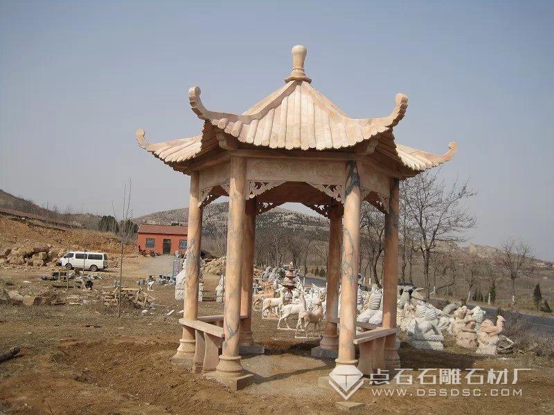 石雕涼亭